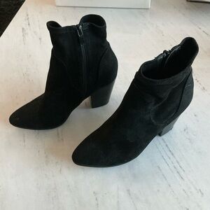 Aldo black suede boots